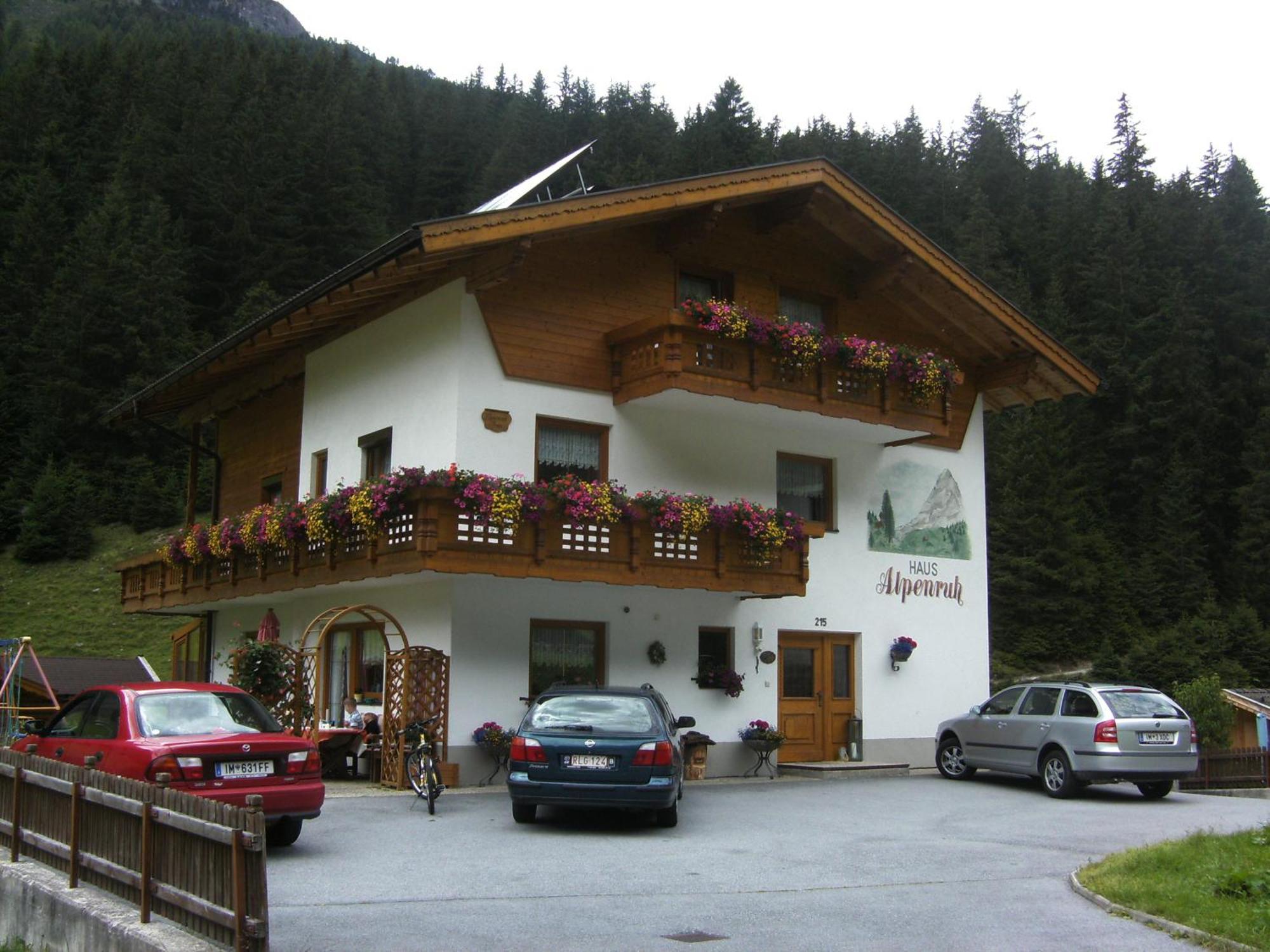 Hotel Haus Alpenruh Sankt Leonhard im Pitztal Exterior foto
